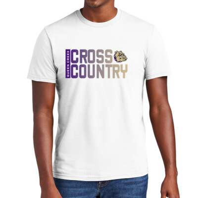 Unisex Cross Country Purple Gold T-shirt Thumbnail