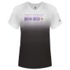 Women's V-Neck Ombre T-Shirt Thumbnail