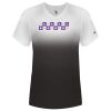Women's V-Neck Ombre T-Shirt Thumbnail