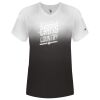 Women's V-Neck Ombre T-Shirt Thumbnail