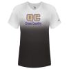 Women's V-Neck Ombre T-Shirt Thumbnail