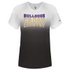Women's V-Neck Ombre T-Shirt Thumbnail