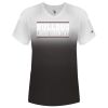 Women's V-Neck Ombre T-Shirt Thumbnail